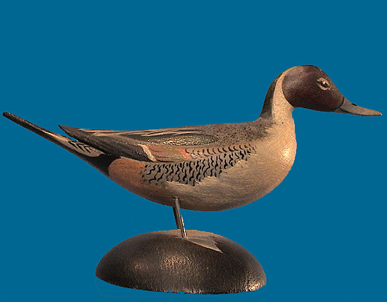 A.E. Crowell miniature Pintail drake