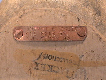 Early hen Bluebill by Bob White, circa 1969 & from his personal gunning rig