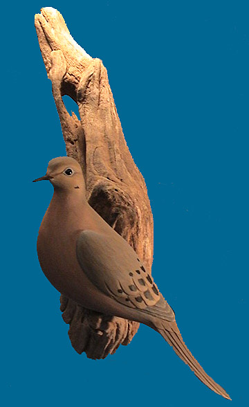 Awsome life size dove by Eddie Wozny, signed & dated 1995