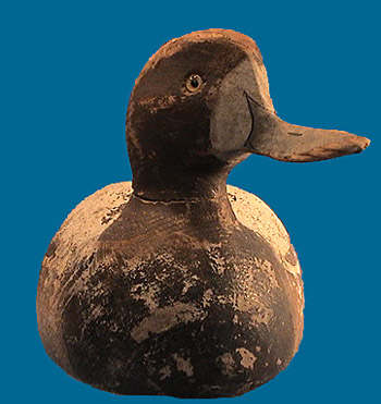 Rare 1937 Ward Brothers hen Bluebill
