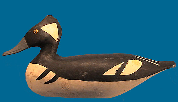 Eugene Hendrickson rare Hooded Merganser in never rigged condition!