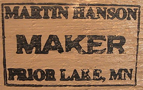 Marty Hanson stamp