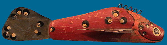 Howell org-red fish decoy