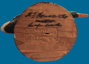 A.E. Crowell signed & stamped base