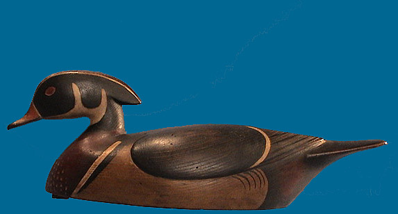 Cameron McIntyre hollow carved Wood Duck