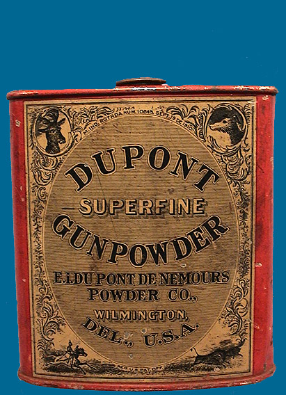 Dupont Powder Tin 1/2 puond size