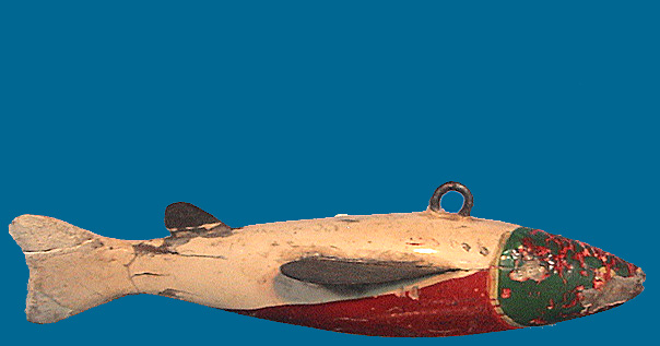 Old fish minnow decoy