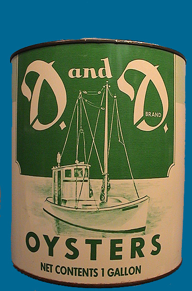 D&D Oyster tin 1 gallon