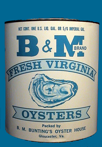 Oyster tin