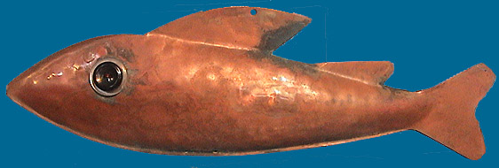 Copper fish decoy